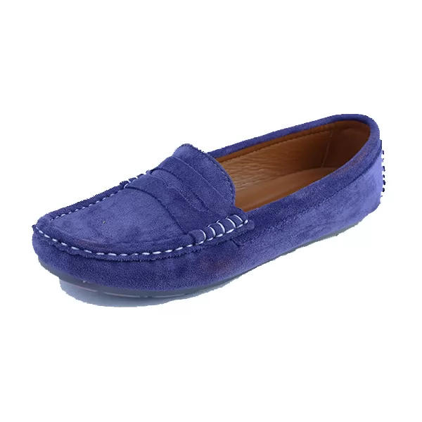 Mocassin pour femme M2023 mauve daim ...........     sandale médicale femme confortable Maroc